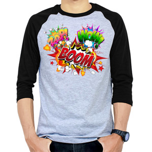 Kaos Raglan KOMIK
