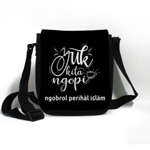 Tas Selempang Yuk kita ngopi Ngobrol perihal islam