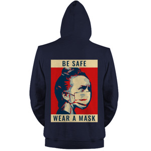 Jaket Hoodie Be Safe Wear Mask Hoodie