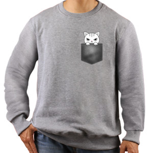 Jaket Sweater Angry Kitten