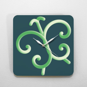 Jam Dinding Kupu-Kupu Abstrak 3D (3D Abstract Butterfly)