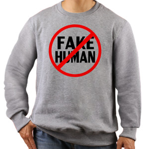 Jaket Sweater FAKE HUMAN