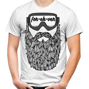 Kaos FOREVER BEARD IS COOL