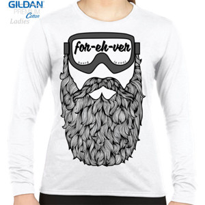 Kaos FOREVER BEARD IS COOL