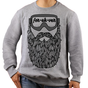 Jaket Sweater FOREVER BEARD IS COOL