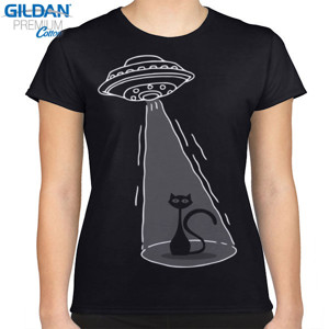 Kaos UFO LIKES CAT