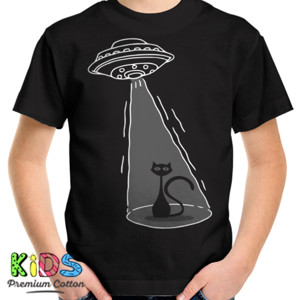 Kaos UFO LIKES CAT