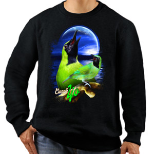 Jaket Sweater Burung Cucak Ijo