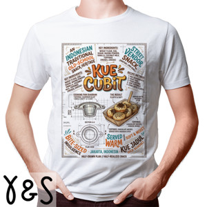 Kaos Kaos Kue Cubit Jajanan Pasar Tradisional