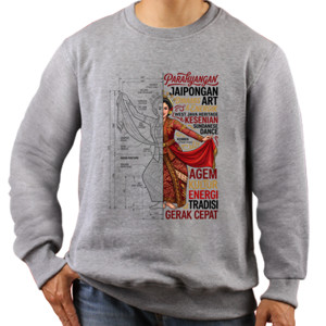 Jaket Sweater Kaos Seni Budaya Tari Jaipongan Jawa Barat