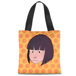 Tas Tote Fullprint Chinese Girl