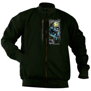 Jaket Bomber Kamera Retro  