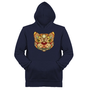 Jaket Hoodie Cat Face Artworks  