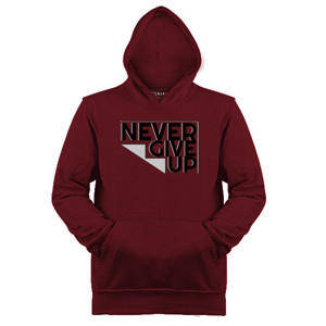 Jaket Hoodie Never Give Up