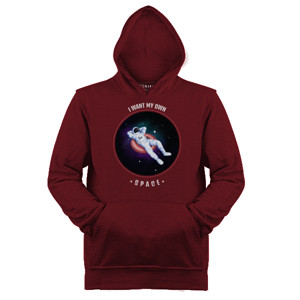 Jaket Hoodie I WANT MY OWN SPACE- AHA DESIGN SPACE EDITION 
