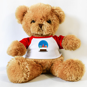 Boneka Beruang snow globe