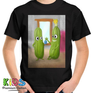 Kaos Vegetable - V-neck Pria by Co_mbro