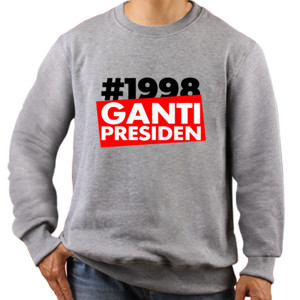 Jaket Sweater 1998 Ganti Presiden (White)