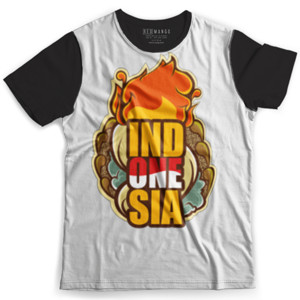 Kaos Fullprint Indonesia Tshirt Kaos - Semangat Membara