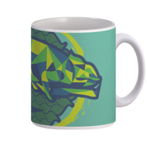 Mug Dramatic Color Polygonal Chameleon