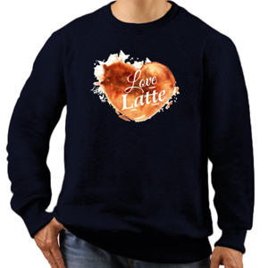 Jaket Sweater Love Late Coffee
