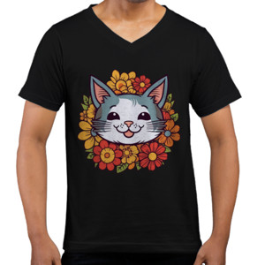Kaos  Kaos wanita kucing lucu