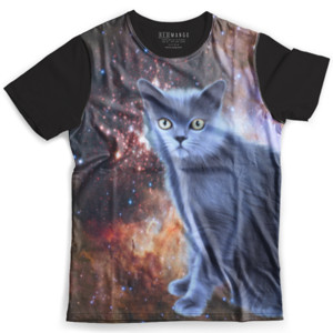 Kaos Fullprint Cat Graphic T-Shirt Design