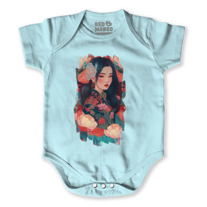 Baby Jumper Retro Batik Java - Kaos Wanita Batik Keren Pink