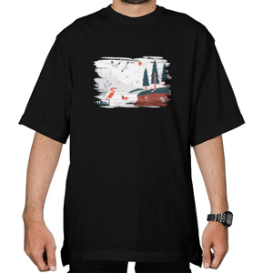 Kaos Oversize Casual flamingo