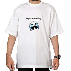 Kaos Oversize kaos Pinjam Seratus Dong