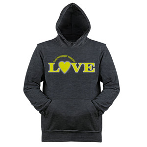 Jaket Hoodie Kaos Love