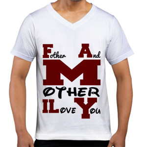 Kaos  Baju Sayang Family (Orangtua)