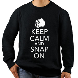 Jaket Sweater Keep Calm and Snap On