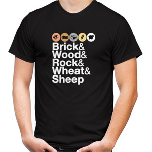 Kaos Brick, Wood, Rock, Wheat, Sheep