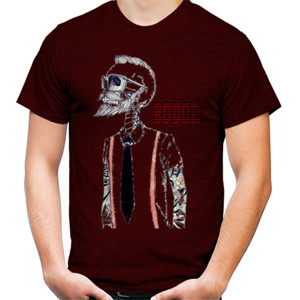 Kaos Pria TWO tone - RED mango