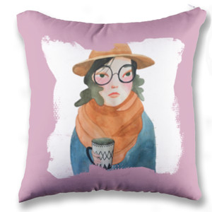 Bantal Coffee girl