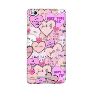 Hearts Sticker Casing HP