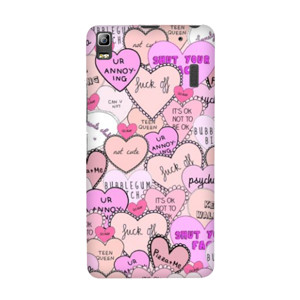 Hearts Sticker Casing HP