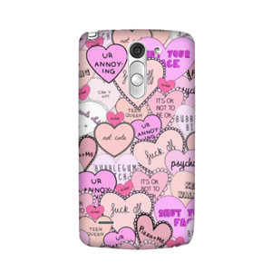 Hearts Sticker Casing HP