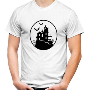 Kaos Haunted House Stencil ( halloween )