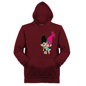 Jaket Hoodie trolls huggy