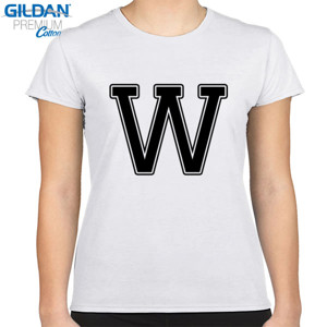 Kaos Kaos Huruf W Keren