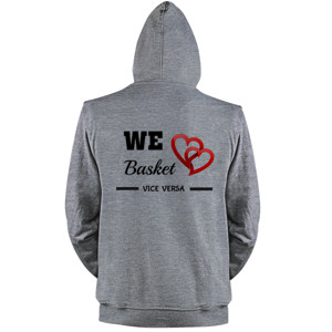Jaket Hoodie Kaos My Basketball Team We Love Basket Vice versa