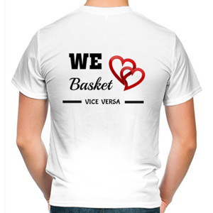 Kaos Kaos My Basketball Team We Love Basket Vice versa