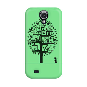 Iphone 7 Tree & Cat Casing Casing HP