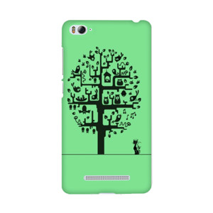 Iphone 7 Tree & Cat Casing Casing HP