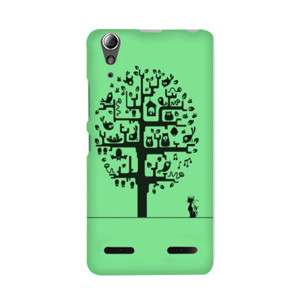 Iphone 7 Tree & Cat Casing Casing HP