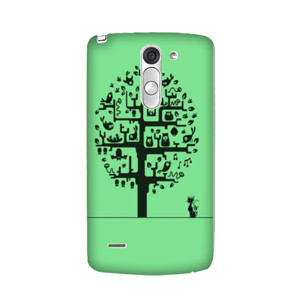 Iphone 7 Tree & Cat Casing Casing HP
