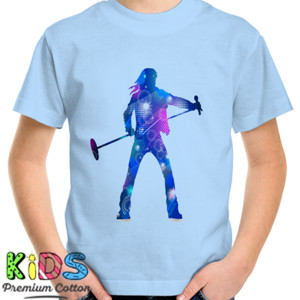 Kaos Siluet Penyanyi Rock