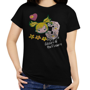 Kaos Flower Girl
